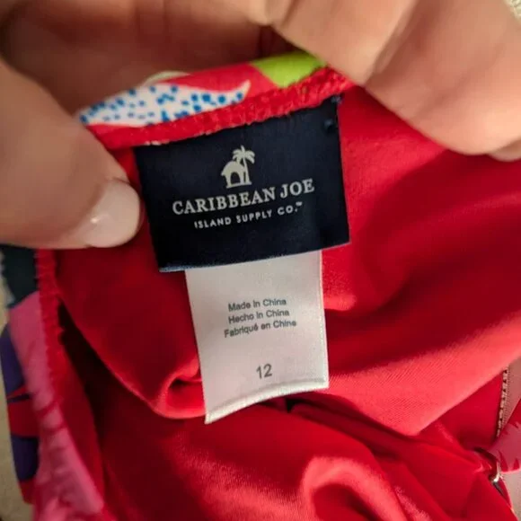 Caribbean Joe One Piece swimsuit - 12 - Picture 4 of 4